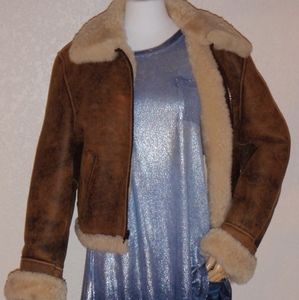 US Armed Forces Aviator Shearling Jacket